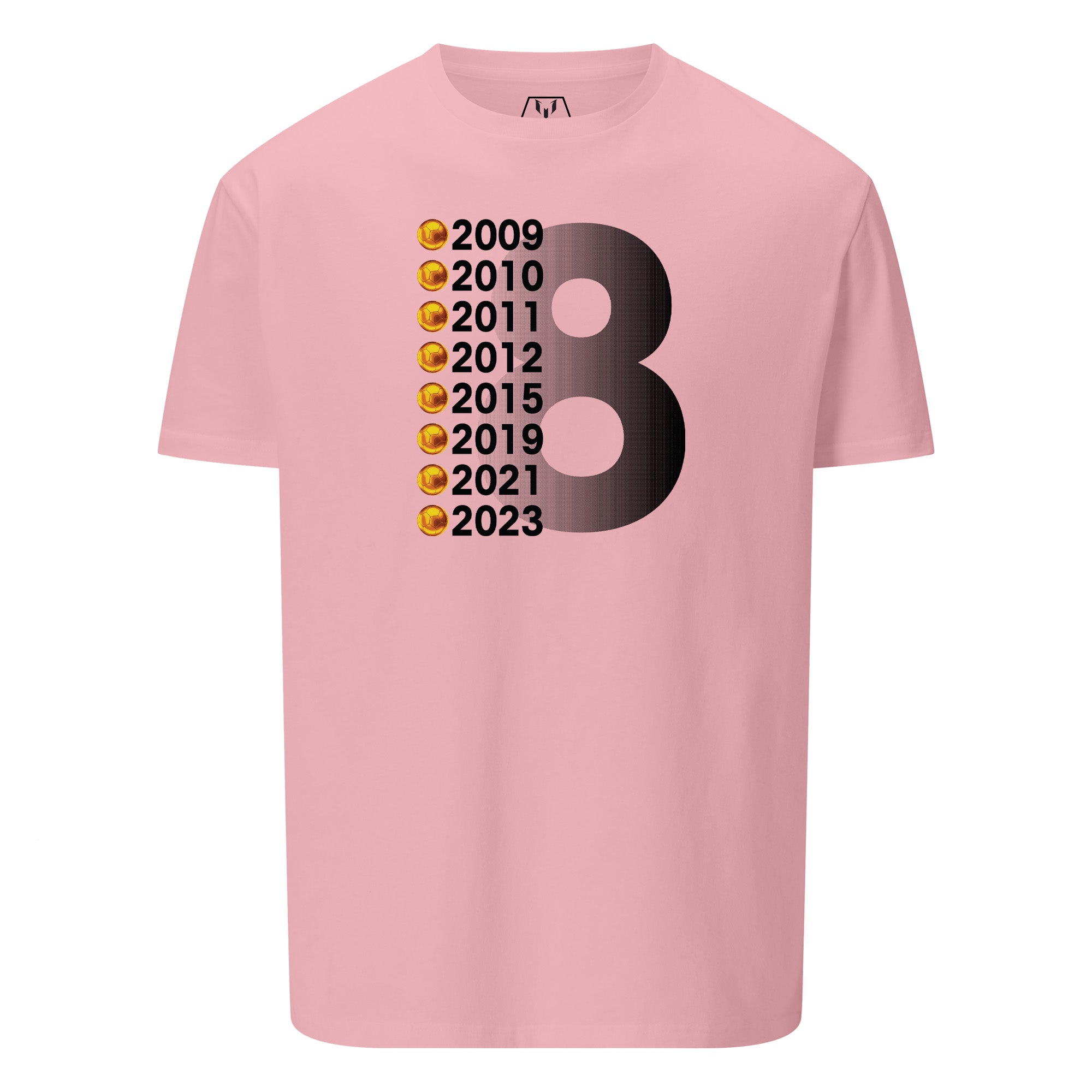 The 8 T-shirt | Years D\'Or Messi Store Ballon