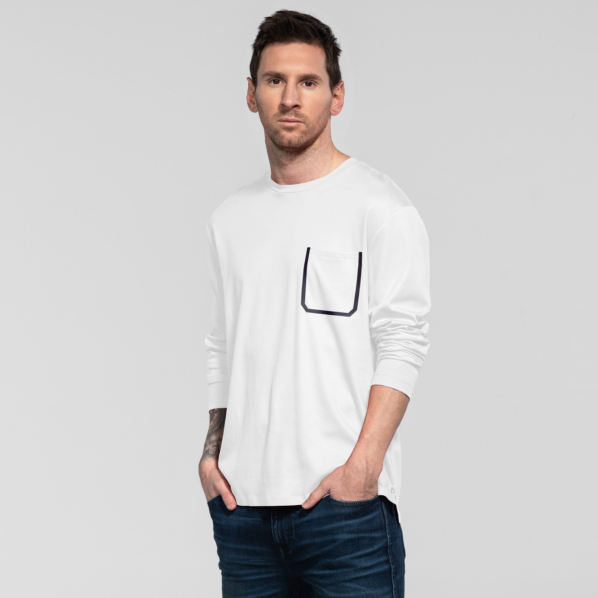 Pocket Short Sleeve T-Shirt - White – LEOVICI